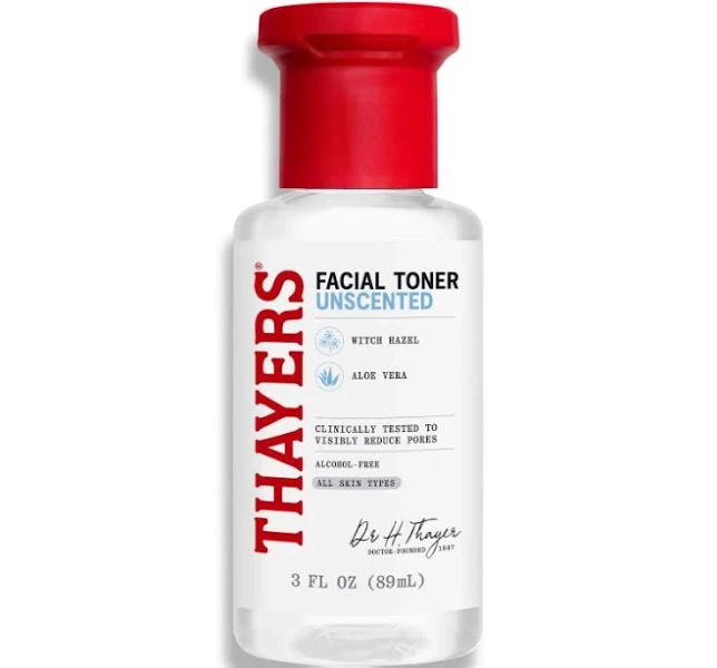 Thayers Alcohol-Free Unscented Witch Hazel Toner Aloe Vera Formula