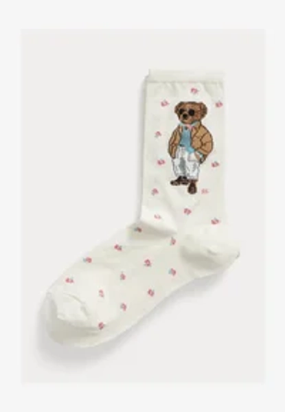 POLO BEAR CREW SOCKS - Calze - ivory