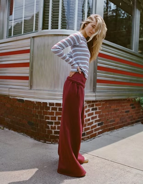 OFFLINE By Aerie Cloud Fleece Baggy Trouser