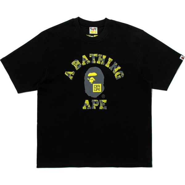 BAPE X CR7 LIFE COLLEGE RELAXED FIT TEE MENS