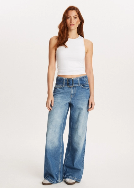 Jeans met riem