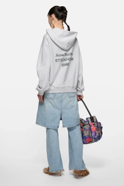 Fleece logo hoodie