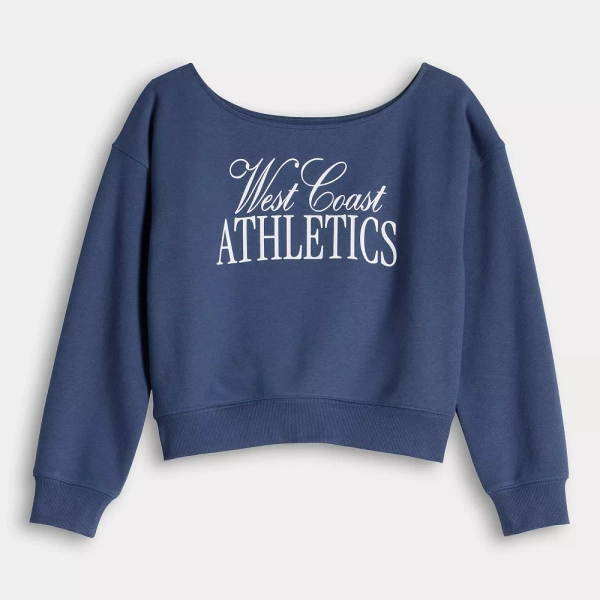 Girls 6-20 SO® Off The Shoulder Sweatshirt in Regular & Plus Size