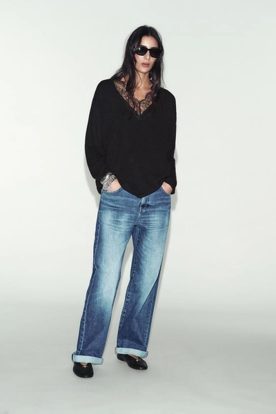 LACE KNIT JUMPER