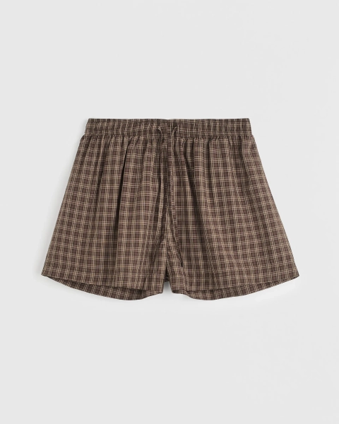 Tekla Fabrics Women's shorts - Serra Checks