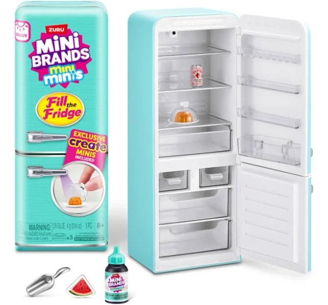 Mini Brands Fill The Fridge Playset