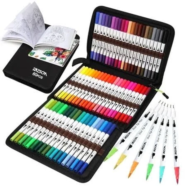 Zscm Art Markers Coloring Duo