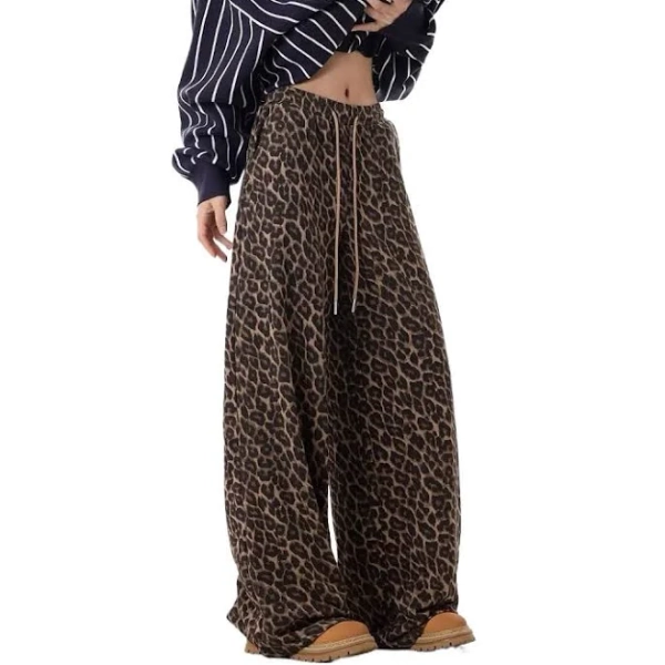 Women's Leopard Print Sweatpants