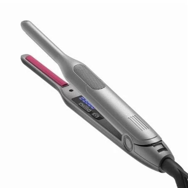 Pencil Flat Iron for Short Hair & Edges, 1/3 Inch Mini Hair Straightener for Pixie Cuts, Bangs, and Beards, Professional Titanium Precision Styling