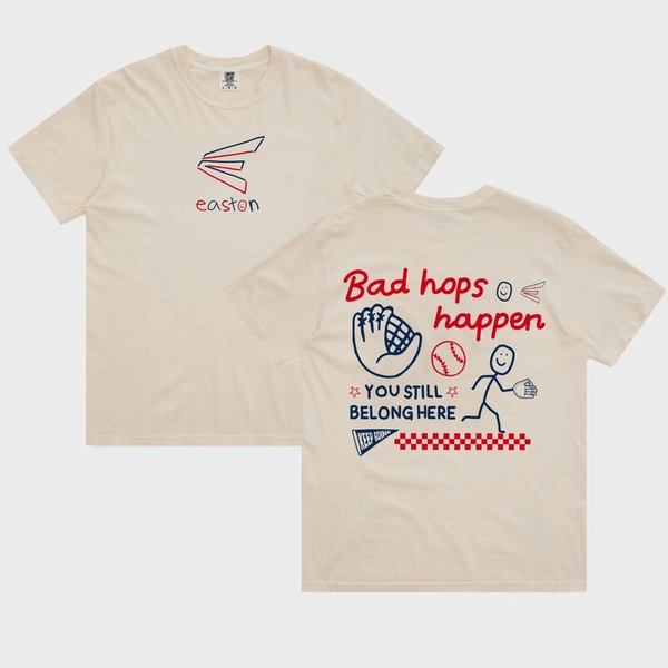 Easton x Happiness Project Bad Hops Happen Unisex Tee