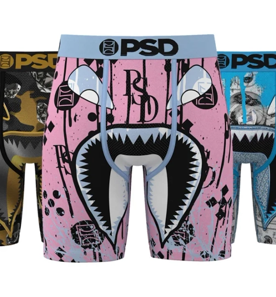 PSD Men's Warface Vibes 3-Pack Boxer Briefs