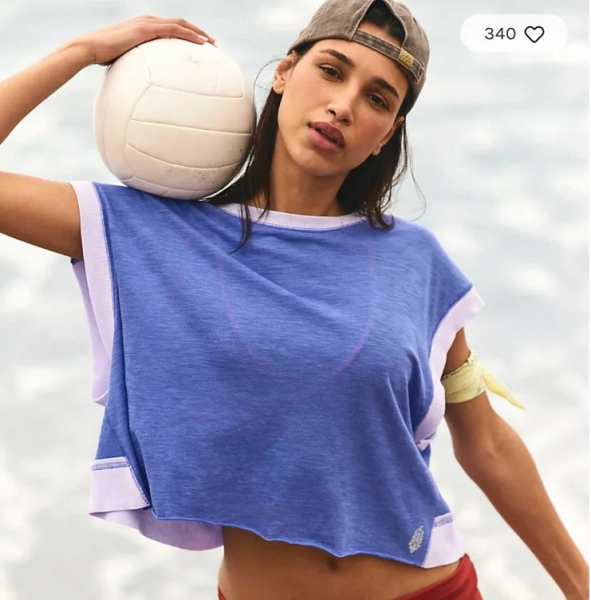 My Time Colorblock Tee