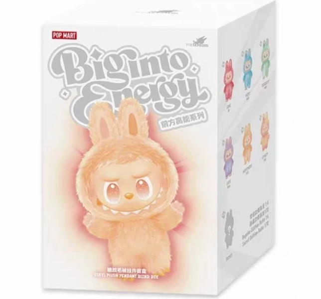 Pop Mart The Monsters Big Into Energy Vinyl Plush Doll Keychain Blind Box