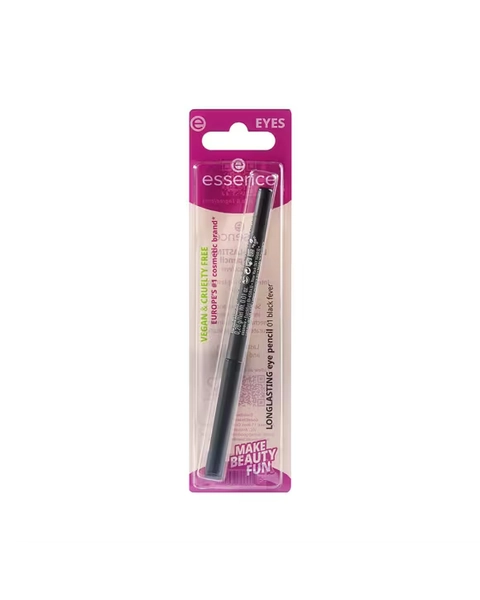 Essence Long Lasting Eye Pencil - Black Fever 01 - Black - One Size