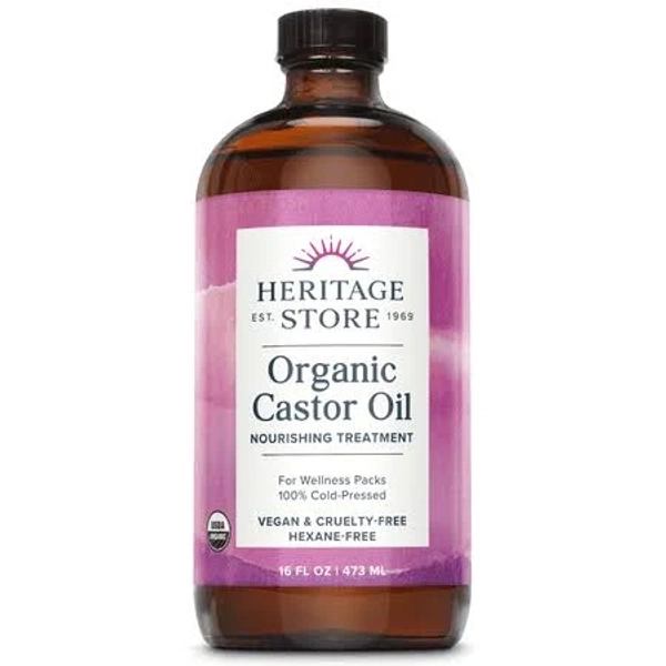 Heritage Store Castor Oil Organic