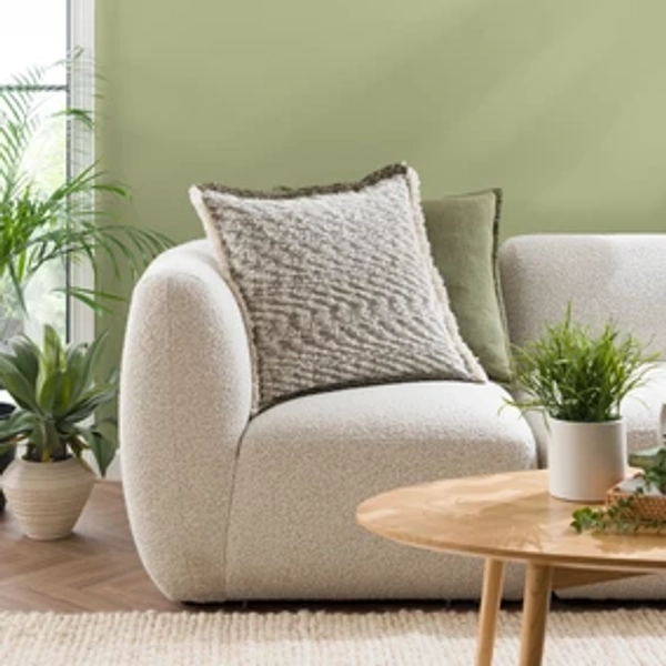Raw Edge Square Cushion
