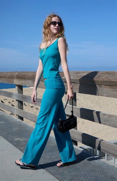 Emerald Priscilla Flare Pants