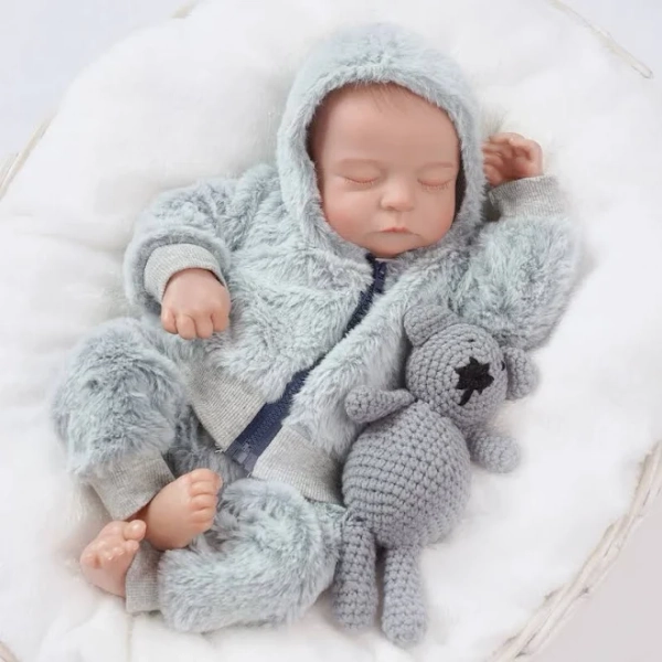 Babeside Sleeping Reborn Baby Noah 20'' Little Infant Boy Best Gift for Kids Sleeping Heartbeat Coos