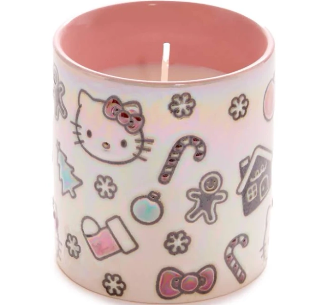Hello Kitty Holiday Cheer Ceramic Candle