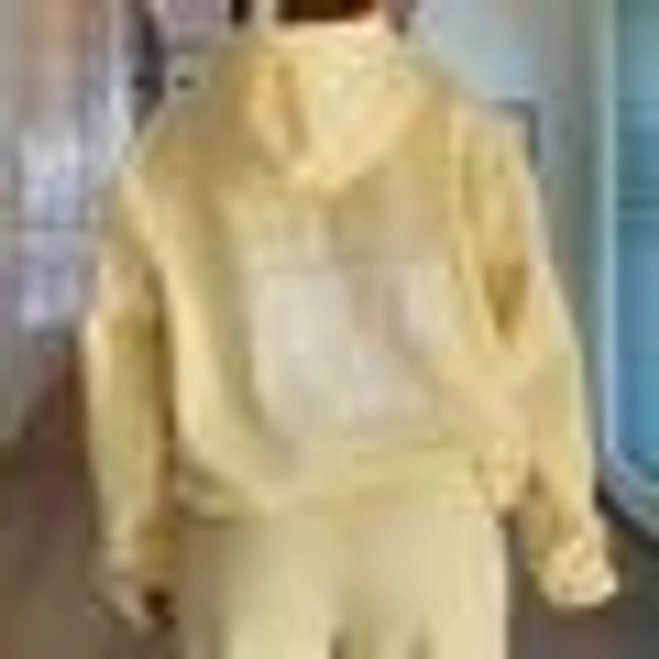 With Love Always Oversized Hoodie Lemon