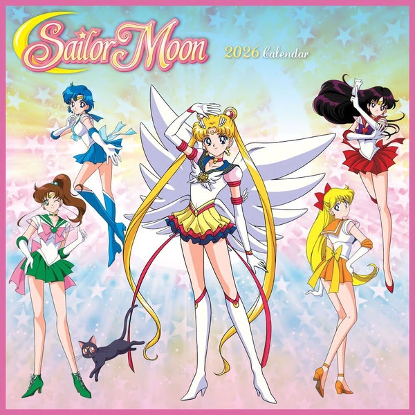 Sailor Moon 2026 Wall Calendar