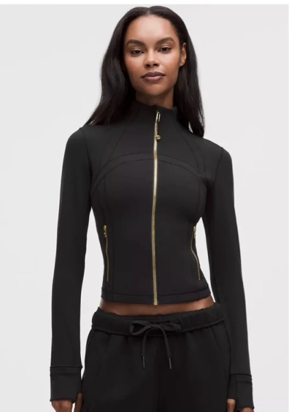 Define Cropped Jacket *Nulu Black/gold