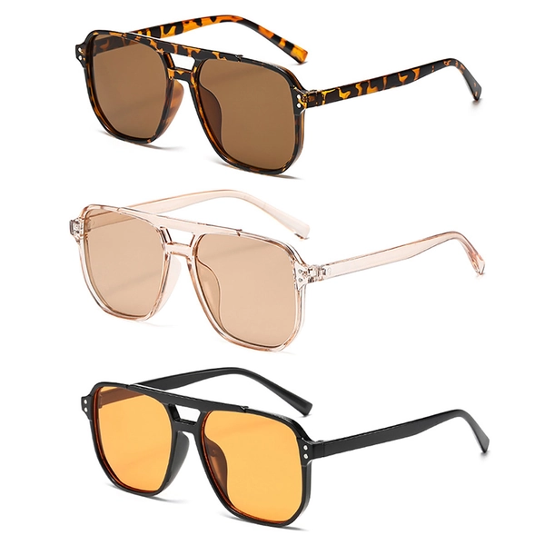 3pcs Fashionable Rectangular Plastic Glasses for Women with Leopard Print Detail, Bridge Design, Reflective Lens, PC Material, Ideal for Daily Wear, Summer Festival, Birthday Gift, Mothers Day Gift