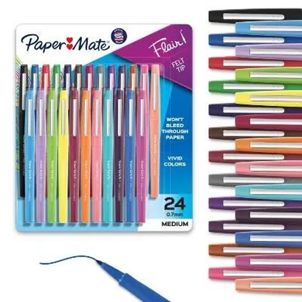Paper Mate Point Guard Flair Felt Tip Pens