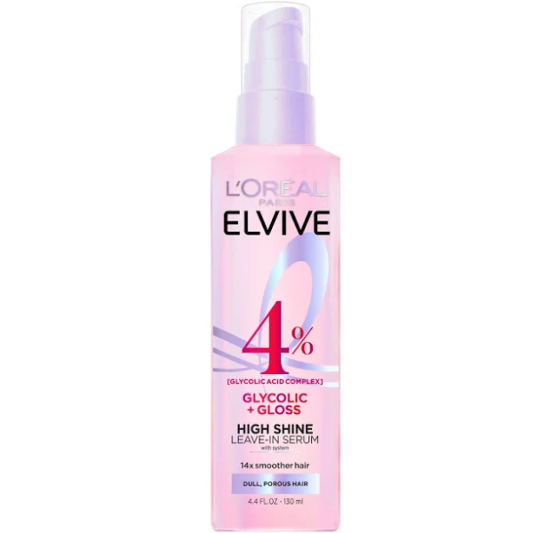 L'Oreal Paris Elvive Glycolic Gloss High Shine Leave-In Hair Serum