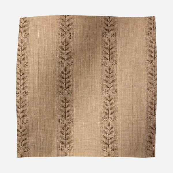 Avignon Fabric by Rose Tarlow, Chestnut/Stone