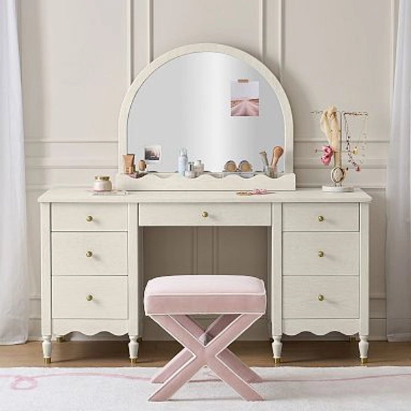 Camille Storage Vanity Desk (60")
