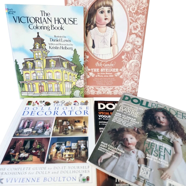 Dolls, Doll Readers, and Dollhouse Decorating Mixed Bundle