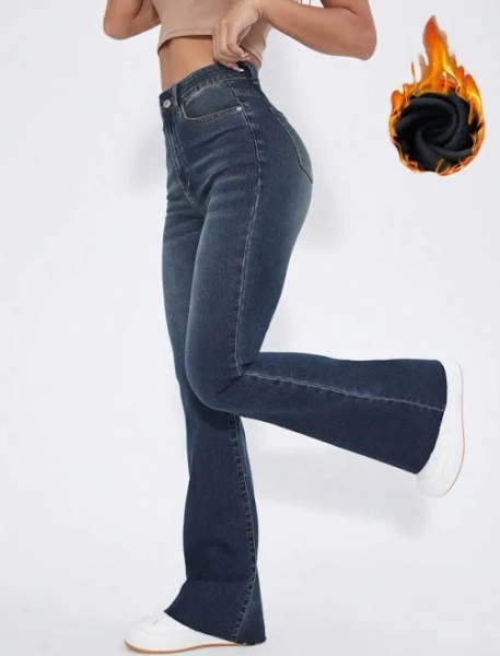 SHEIN High Waist Flare Leg Jeans