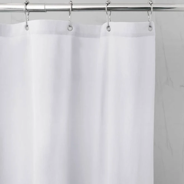 Better Homes & Gardens Ultimate Shield Waterproof Fabric Shower Curtain Liner