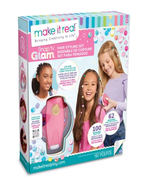 Make It Real Snap N' Glam Hair Styling Set - Multi