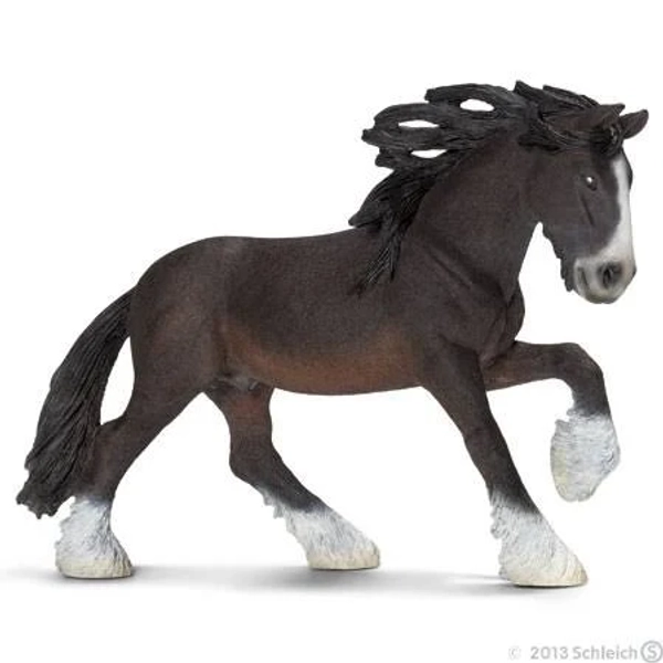 Schleich Shire Stallion Farm World Toy Figurine
