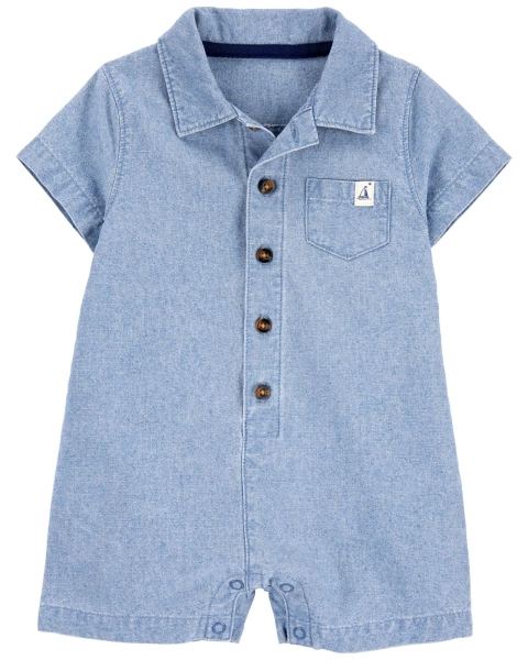 Monito corto de chambray — Carters PY