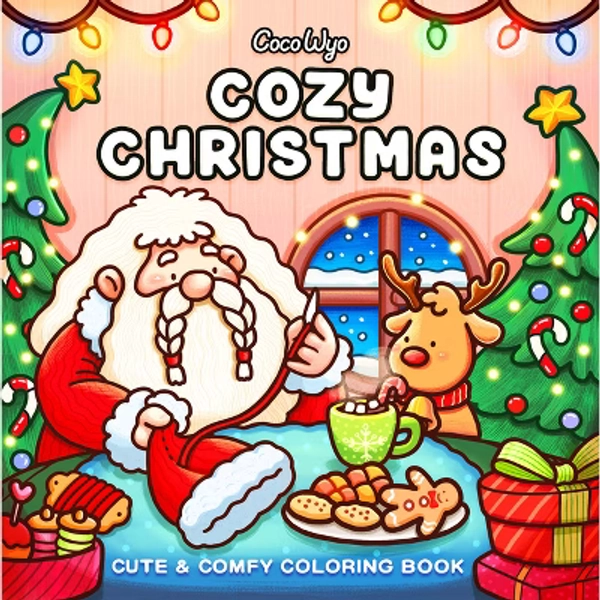 Cozy Christmas - (Cozy Spaces Coloring) - by Coco Wyo (Paperback)