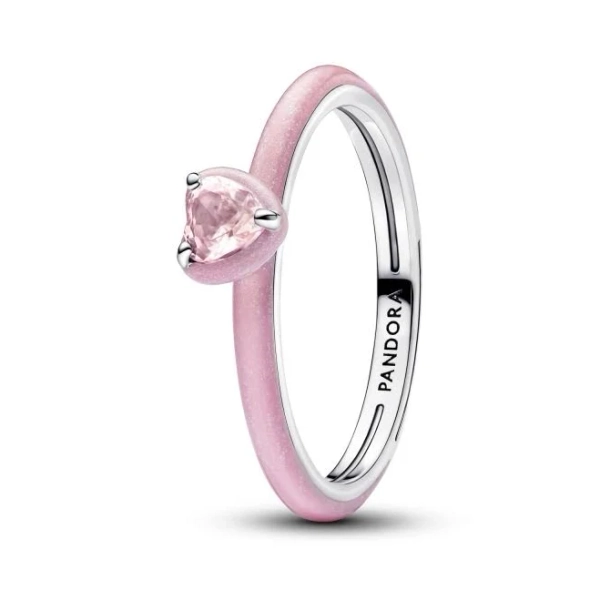 Pandora Silver Chakra Heart Ring