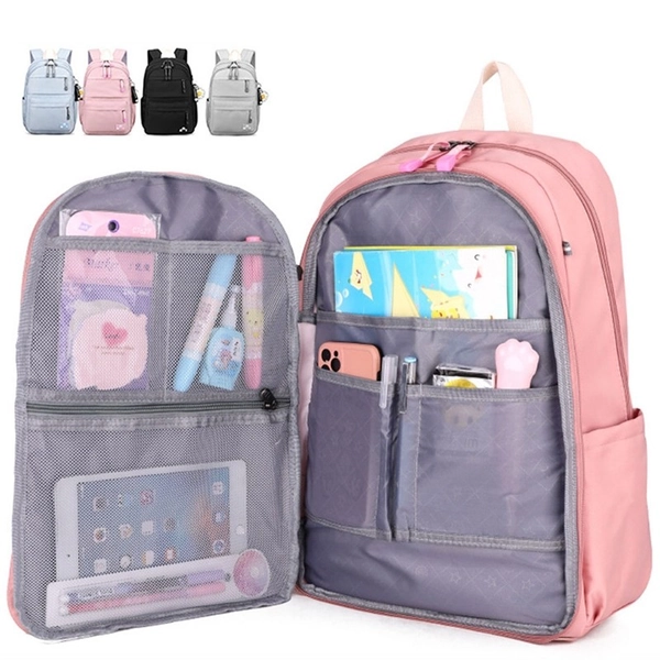 Teenage Girls' Backpack Middle School Students Bookbag Outdoor Daypack