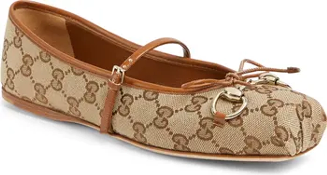 Horsebit Ballet Flat