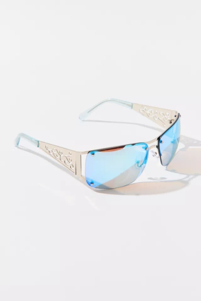 Holly Metal Shield Sunglasses