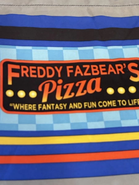 Freddy Fazbears Pizza FNAF Five Nights At Freddys Twin Size Flat Bed Sheet