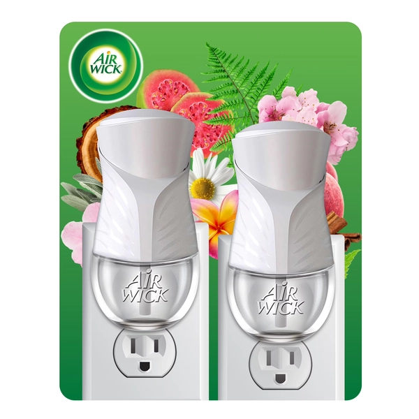 Air Wick Plug‑In Scented Oil Warmer Device, White, 2 Count - Walmart.com