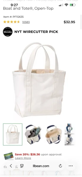 Boat and Tote®, Open-Top