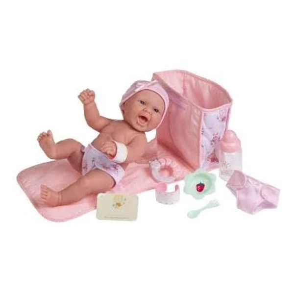 La Newborn Baby Doll Deluxe Diaper Bag Gift Set
