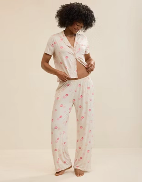 Aerie Real Soft® Ruffle Trouser PJ Pant