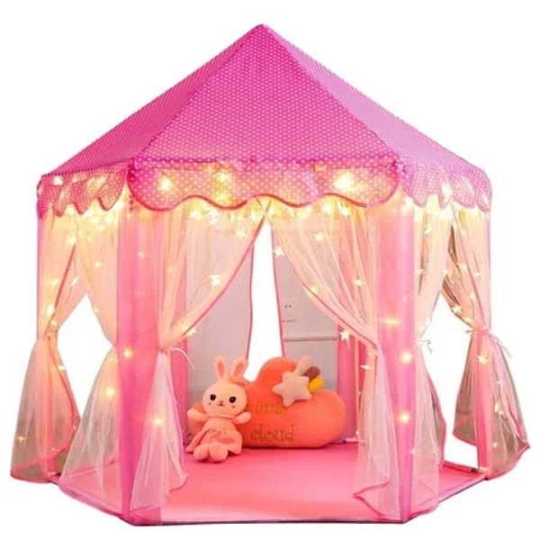 Wilwolfer Princess Castle Kids Play Tent