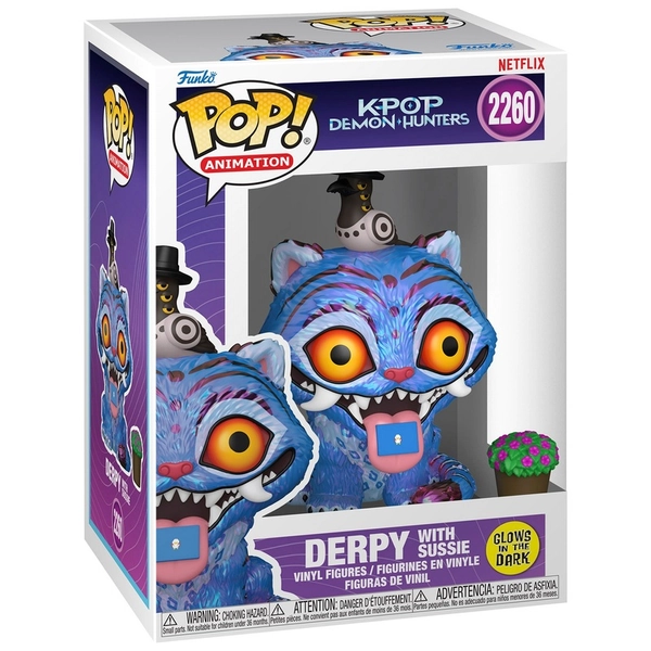Funko POP! Animation 2260: Netflix KPop Demon Hunters Derpy with Sussie (Glow-In-The-Dark)