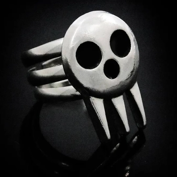San Kyu Kyu Anime Shop Soul Eater Death the Kid Silver Ring